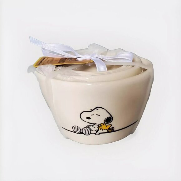 Rae Dunn Other - Peanuts Rae Dunn 2024 Snoopy Woodstock Ceramic Set of 4 Measuring Cups -…